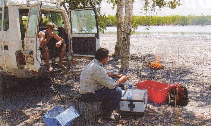 Smoko! Time for a break during the sweltering Tropical heat