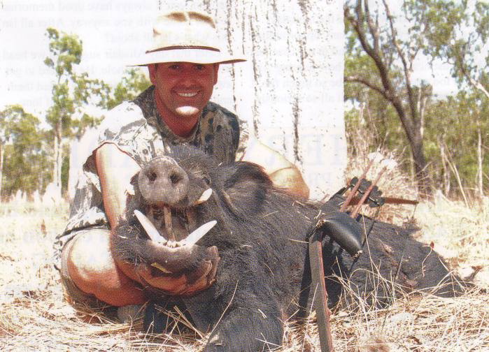 Ben`s fourth and final boar for the trip, this one taken again with the Longbow - Click for enlargement